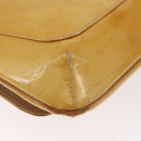 LOUIS VUITTON Monogram Vernis Thompson Street Bag Beige M91301 LV Auth bs35374-16