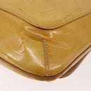 LOUIS VUITTON Monogram Vernis Thompson Street Bag Beige M91301 LV Auth bs35374-17