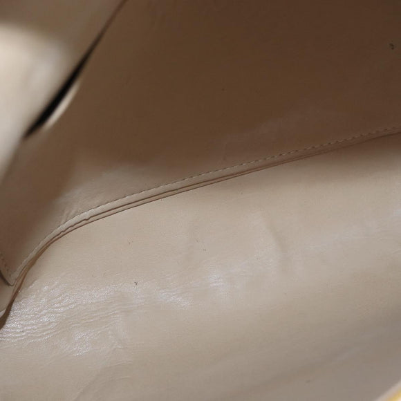 LOUIS VUITTON Monogram Vernis Thompson Street Bag Beige M91301 LV Auth bs35374