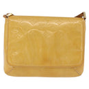 LOUIS VUITTON Monogram Vernis Thompson Street Bag Beige M91301 LV Auth bs35374-13