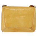 LOUIS VUITTON Monogram Vernis Thompson Street Bag Beige M91301 LV Auth bs35374-2
