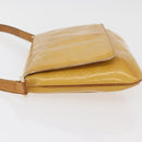 LOUIS VUITTON Monogram Vernis Thompson Street Bag Beige M91301 LV Auth bs35374-4