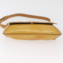 LOUIS VUITTON Monogram Vernis Thompson Street Bag Beige M91301 LV Auth bs35374-5