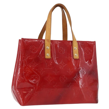 LOUIS VUITTON Monogram Vernis Reade PM Bag Pomme D'amour M91990 LV Auth bs35375