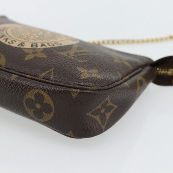 LOUIS VUITTON Monogram Mini Pochette Accessoires Pouch T&B M60153 Auth bs35377