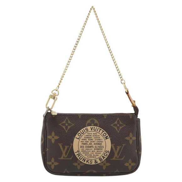 LOUIS VUITTON Monogram Mini Pochette Accessoires Pouch T&B M60153 Auth bs35377