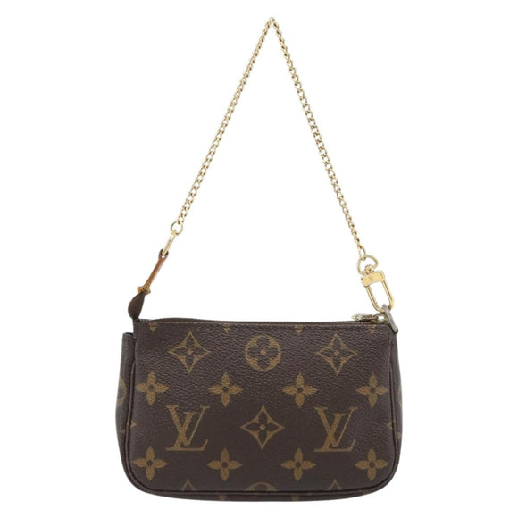 LOUIS VUITTON Monogram Mini Pochette Accessoires Pouch T&B M60153 Auth bs35377