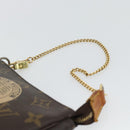 LOUIS VUITTON Monogram Mini Pochette Accessoires Pouch T&B M60153 Auth bs35377-8