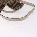 FENDI Flip Tote Bag Leather 3way Navy Gold Auth bs35380A-8