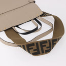 FENDI Flip Tote Bag Leather 3way Navy Gold Auth bs35380A-9