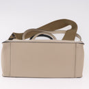 FENDI Flip Tote Bag Leather 3way Navy Gold Auth bs35380A-6
