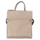 FENDI Flip Tote Bag Leather 3way Navy Gold Auth bs35380A-13