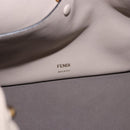 FENDI Flip Tote Bag Leather 3way Navy Gold Auth bs35380A-23