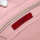 VALENTINO Rock Studs Tote Bag Leather Pink Gold Auth bs35382-18