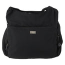 GUCCI Shoulder Bag Canvas Black Silver 019 0304 Auth bs35389-13