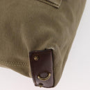 GUCCI Schultertasche Canvas Outlet Khaki Gold 109132 Auth bs35390-10
