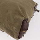 GUCCI Schultertasche Canvas Outlet Khaki Gold 109132 Auth bs35390-13