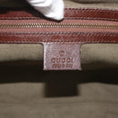 GUCCI Schultertasche Canvas Outlet Khaki Gold 109132 Auth bs35390-16