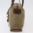 GUCCI Schultertasche Canvas Outlet Khaki Gold 109132 Auth bs35390-4