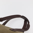 GUCCI Schultertasche Canvas Outlet Khaki Gold 109132 Auth bs35390-8