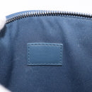 LOUIS VUITTON Takeoff Pouch Rindsleder Blue Atlantic M82813 Auth bs35391A-11