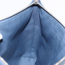 LOUIS VUITTON Takeoff Pouch Rindsleder Blue Atlantic M82813 Auth bs35391A-19