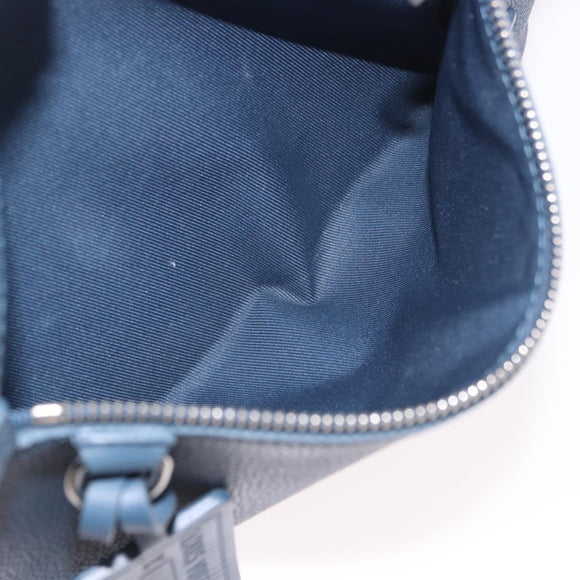 LOUIS VUITTON Takeoff Pouch Rindsleder Blue Atlantic M82813 Auth bs35391A