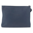 LOUIS VUITTON Takeoff Pouch Rindsleder Blue Atlantic M82813 Auth bs35391A-2