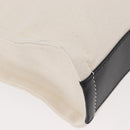 Jimmy Choo Tote Bag Canvas Ivory Silver Auth bs35392A-11