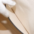 Jimmy Choo Tote Bag Canvas Ivory Silver Auth bs35392A-21