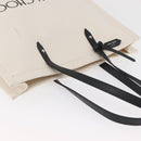 Jimmy Choo Tote Bag Canvas Ivory Silver Auth bs35392A-7