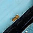 BALLY Handtasche Leder 2way Hellblau Gold Original bs35393-18