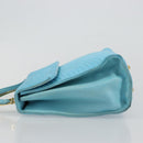 BALLY Handtasche Leder 2way Hellblau Gold Original bs35393-5