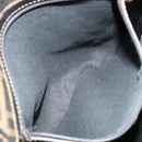 FENDI Zucca Canvas Shoulder Bag PVC Black Brown Auth bs35394A-11