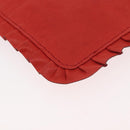 Miu Miu Shoulder Bag Leather Red Silver Auth bs35397-13