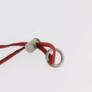 Miu Miu Shoulder Bag Leather Red Silver Auth bs35397-15