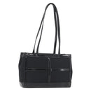 SAINT LAURENT Tote Bag Patent leather Black Silver Auth bs35398-1
