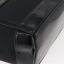SAINT LAURENT Tote Bag Patent leather Black Silver Auth bs35398-15