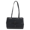 SAINT LAURENT Tote Bag Patent leather Black Silver Auth bs35398-13
