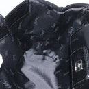 SAINT LAURENT Tote Bag Patent leather Black Silver Auth bs35398-21