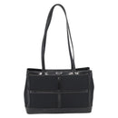 SAINT LAURENT Tote Bag Patent leather Black Silver Auth bs35398-2