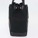 SAINT LAURENT Tote Bag Patent leather Black Silver Auth bs35398-4