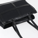 SAINT LAURENT Tote Bag Patent leather Black Silver Auth bs35398-6