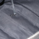 CHANEL 2.55 Matelassé Handtasche Lammleder Schwarz Silber CC Auth bs35399A-11