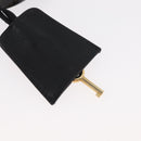 CHANEL Bicolore Business Bag Leather Black Gold CC Auth bs35400-9
