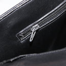 CHANEL Bicolore Business Bag Leather Black Gold CC Auth bs35400-22