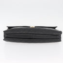 CHANEL Bicolore Business Bag Leather Black Gold CC Auth bs35400-5