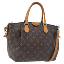 LOUIS VUITTON Monogram Turen PM Hand Bag 2way M48813 LV Auth bs35403-1