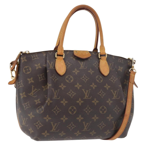 LOUIS VUITTON Monogram Turen PM Hand Bag 2way M48813 LV Auth bs35403