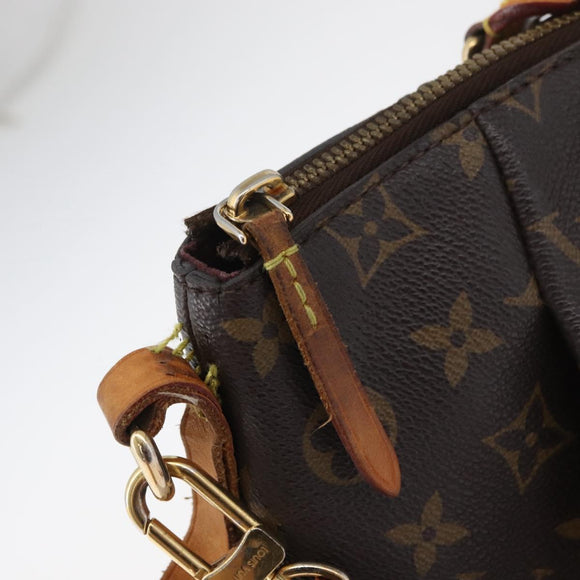 LOUIS VUITTON Monogram Turen PM Hand Bag 2way M48813 LV Auth bs35403